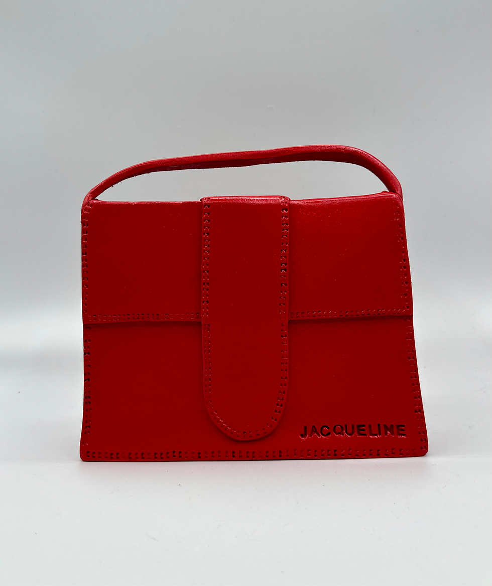 Miniature : Vase Sac "Jacqueline" Rouge