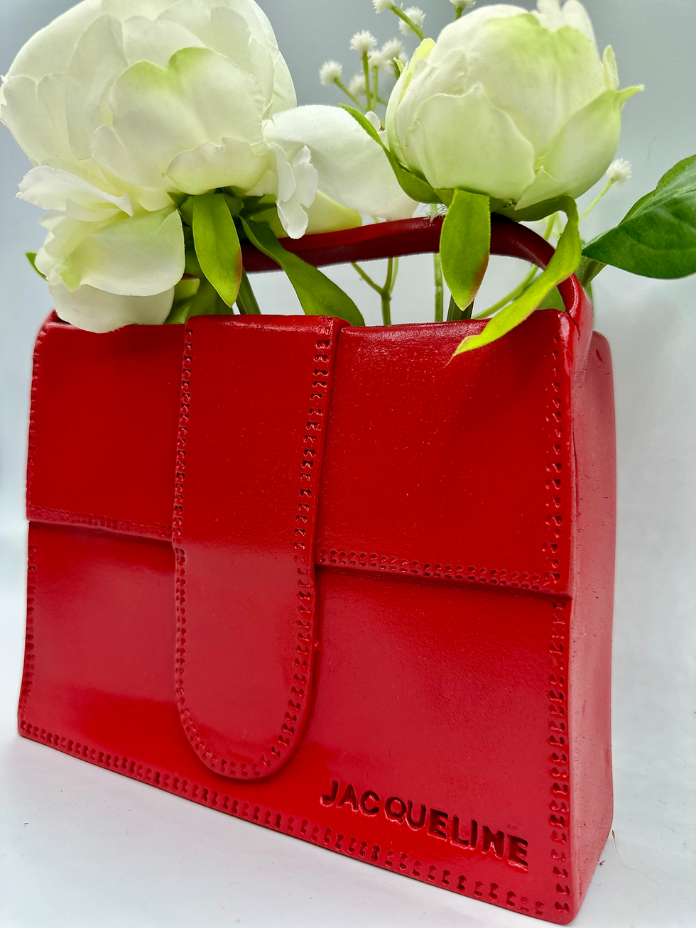 Miniature : Vase Sac "Jacqueline" Rouge