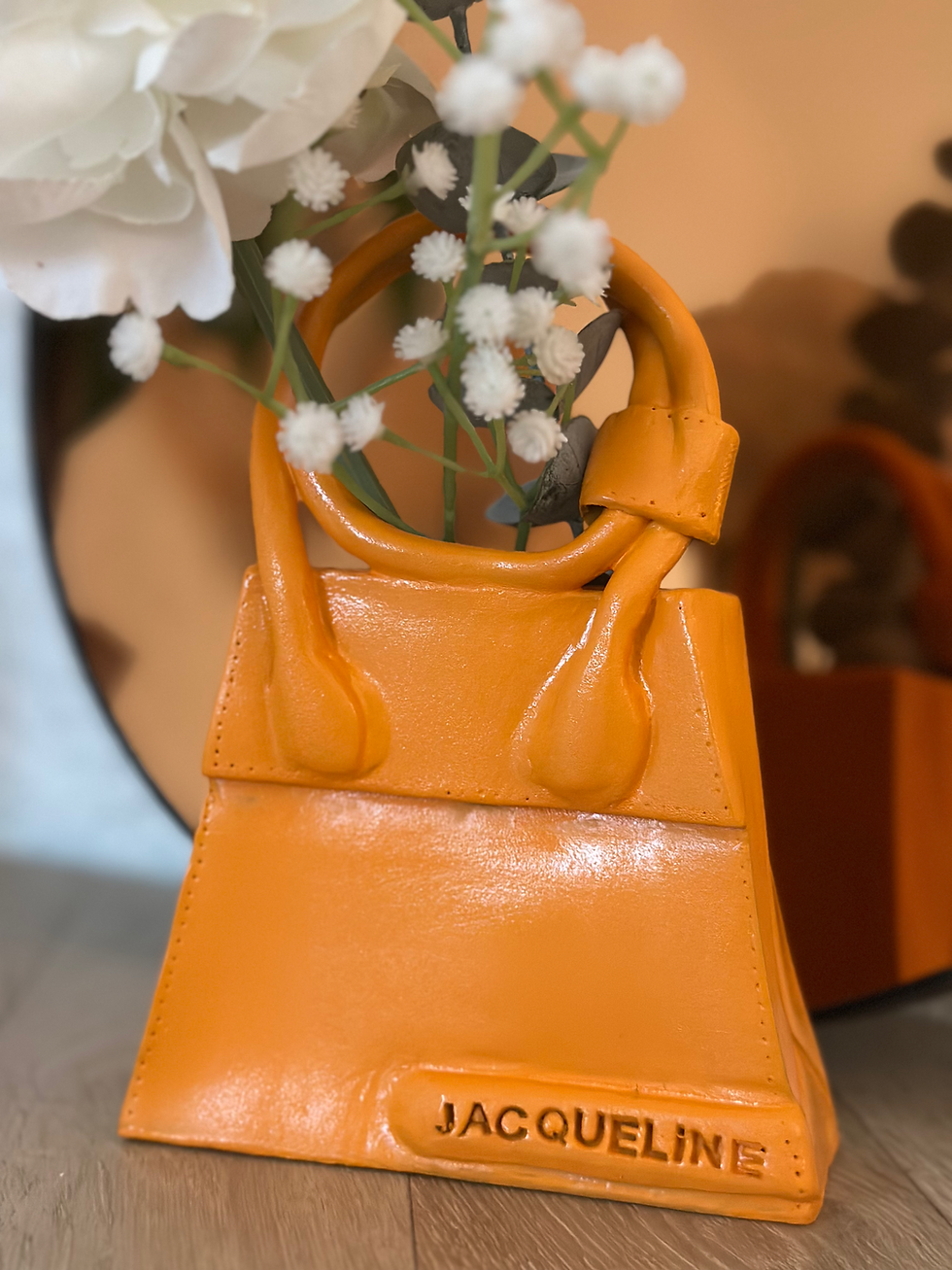 Miniature : Vase Sac Orange  "Jacqueline" Petit modèle