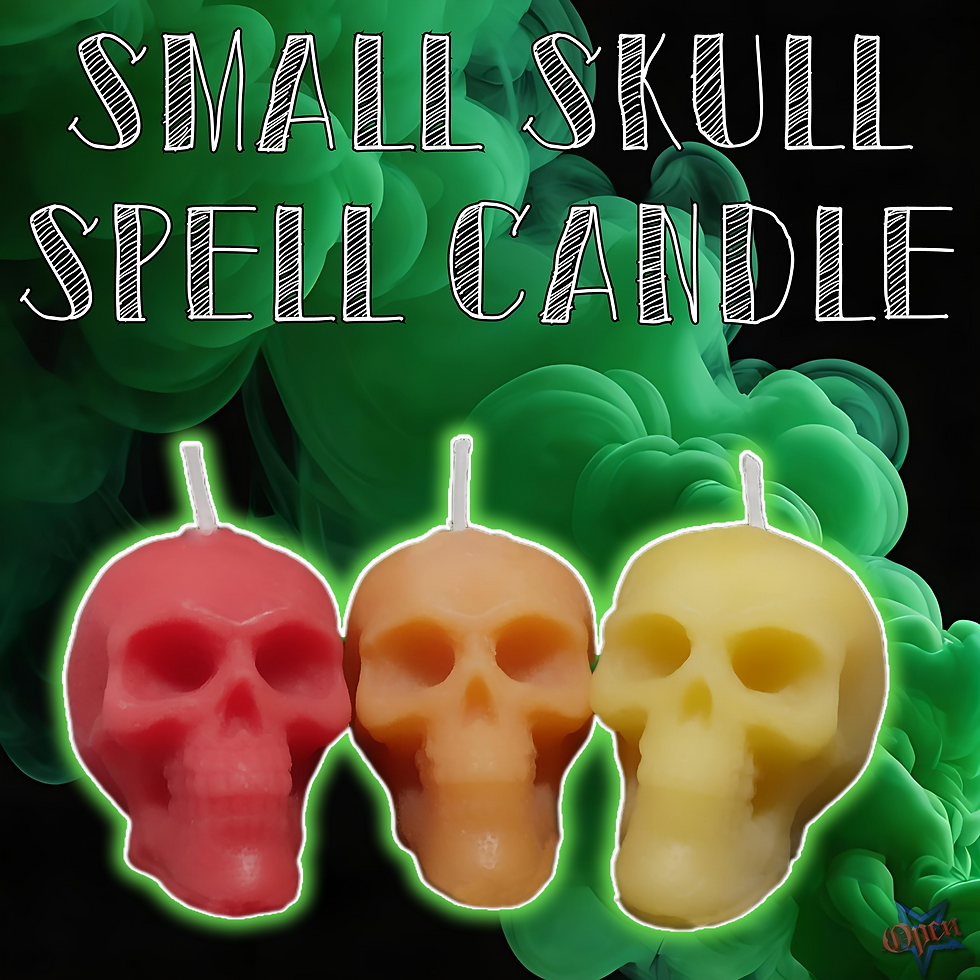 Thumbnail: Skull Spell Candle | All Colors & Sizes