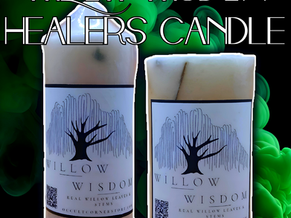 Willows Wisdom Pillar Candle
