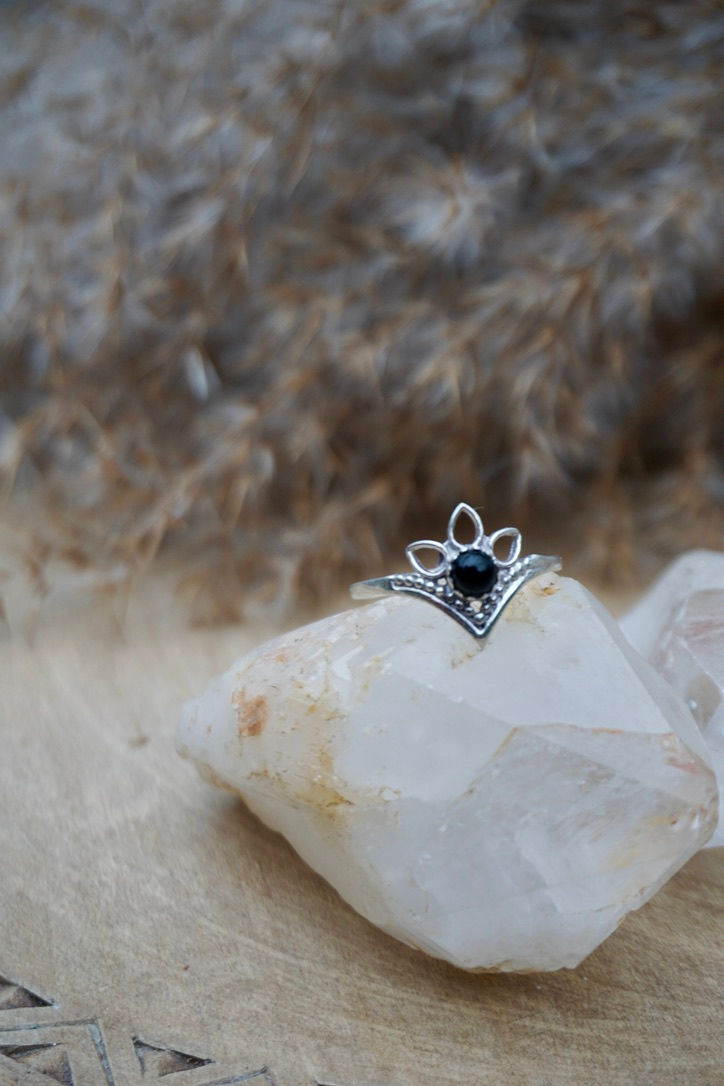 Ring Onix Messing