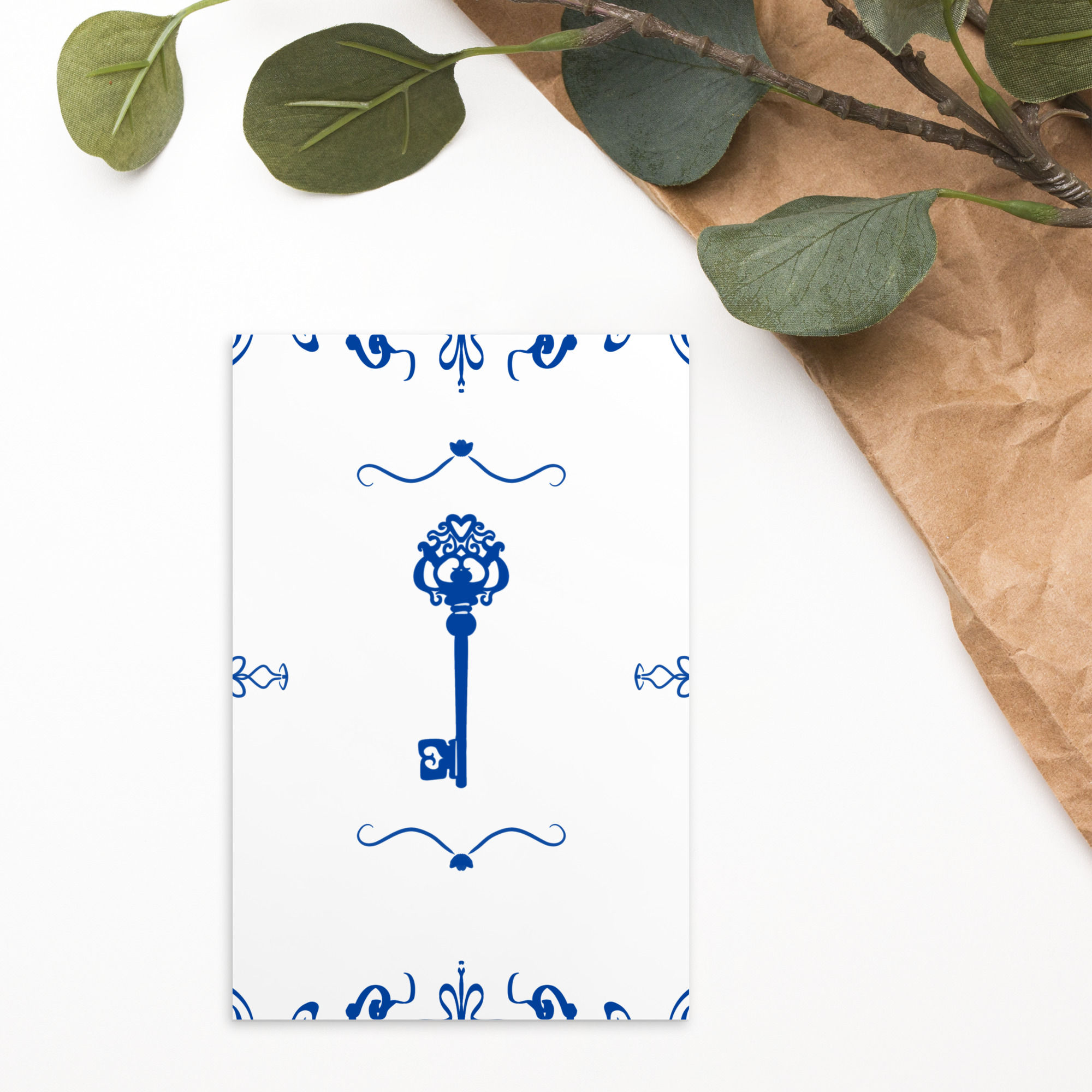 Carte Postale " La Quête de sens " - Collection Azulejos
