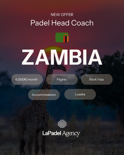 Oferta de trabajo de pádel en Zambia