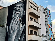 Inauguração do Mural Ismael Ivo com Antony Capuzo