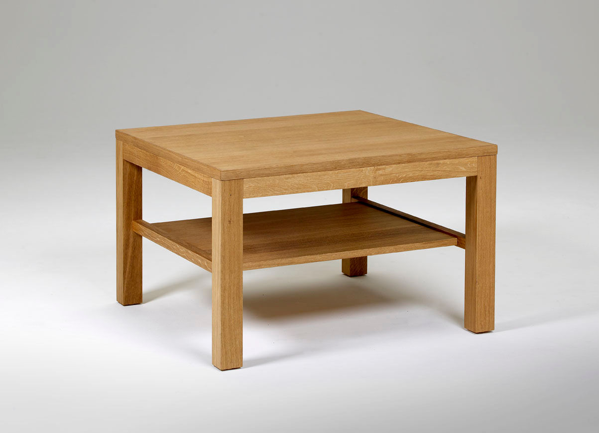 Sunset soffbord 80x80 i oljad ek