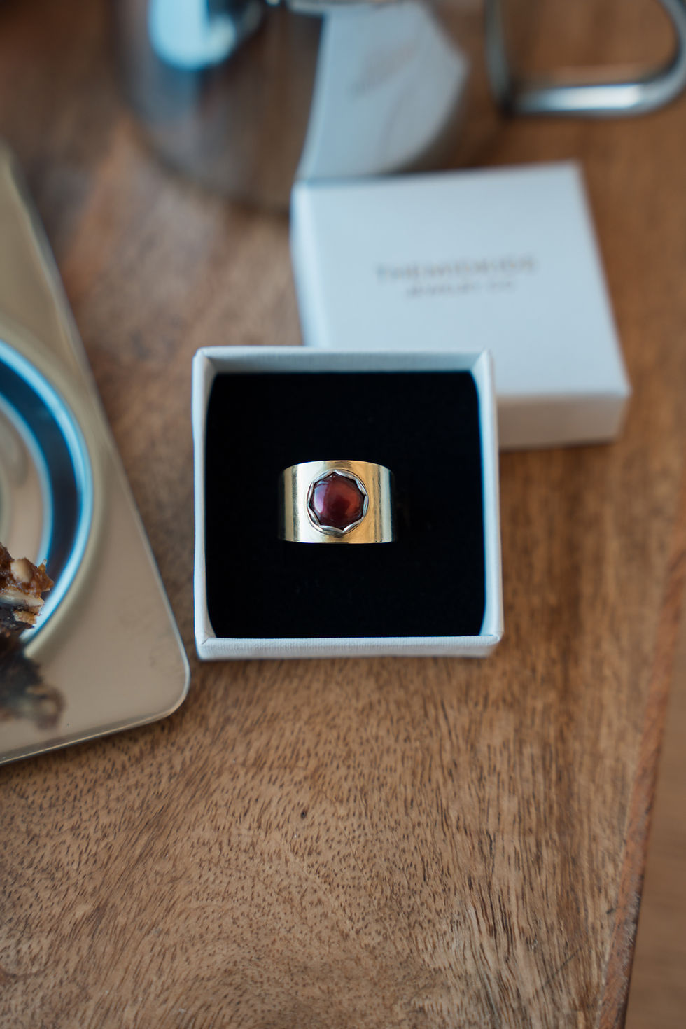Thumbnail: plum flower ring US 7.25
