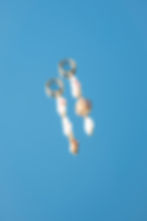 Thumbnail: colorful pearls earrings