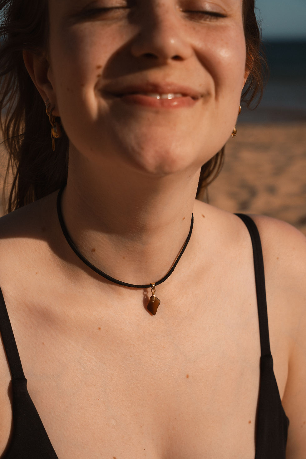 Thumbnail: the sea glass chord necklace