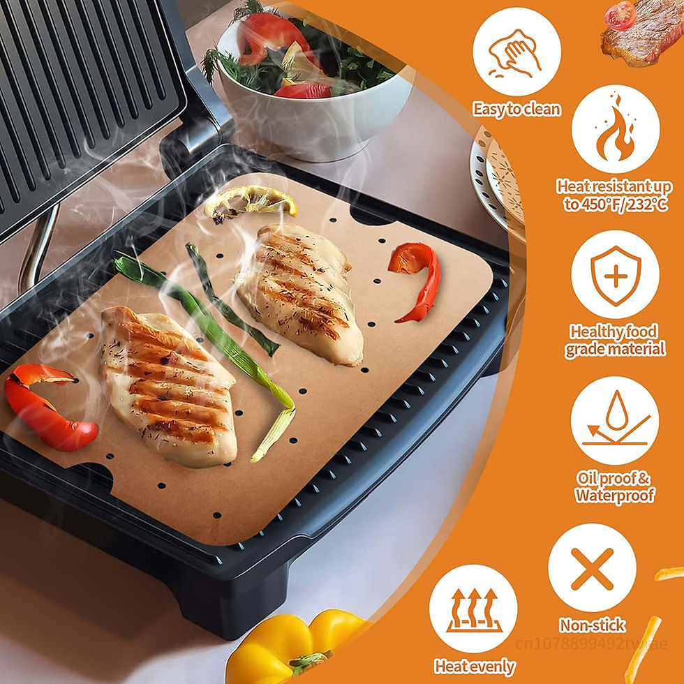 Thumbnail: Splatter Shield and 50Pcs Grill Mat for Ninja Foodi IG651, IG600, IG601, Replace
