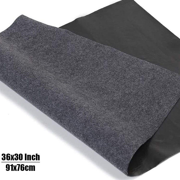 Thumbnail: 36Inch Fireproof BBQ Mat Fireplace Brazier Fireproof Mat Outdoor Lawn Terrace