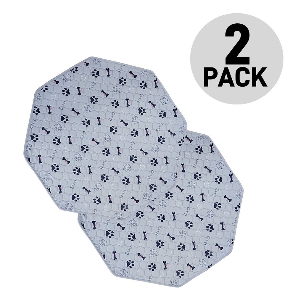 Thumbnail: 2PCS Washable Dog Pee Pad Blanket Reusable Pet Cat Dog Sleep Play Bed Mat Large 