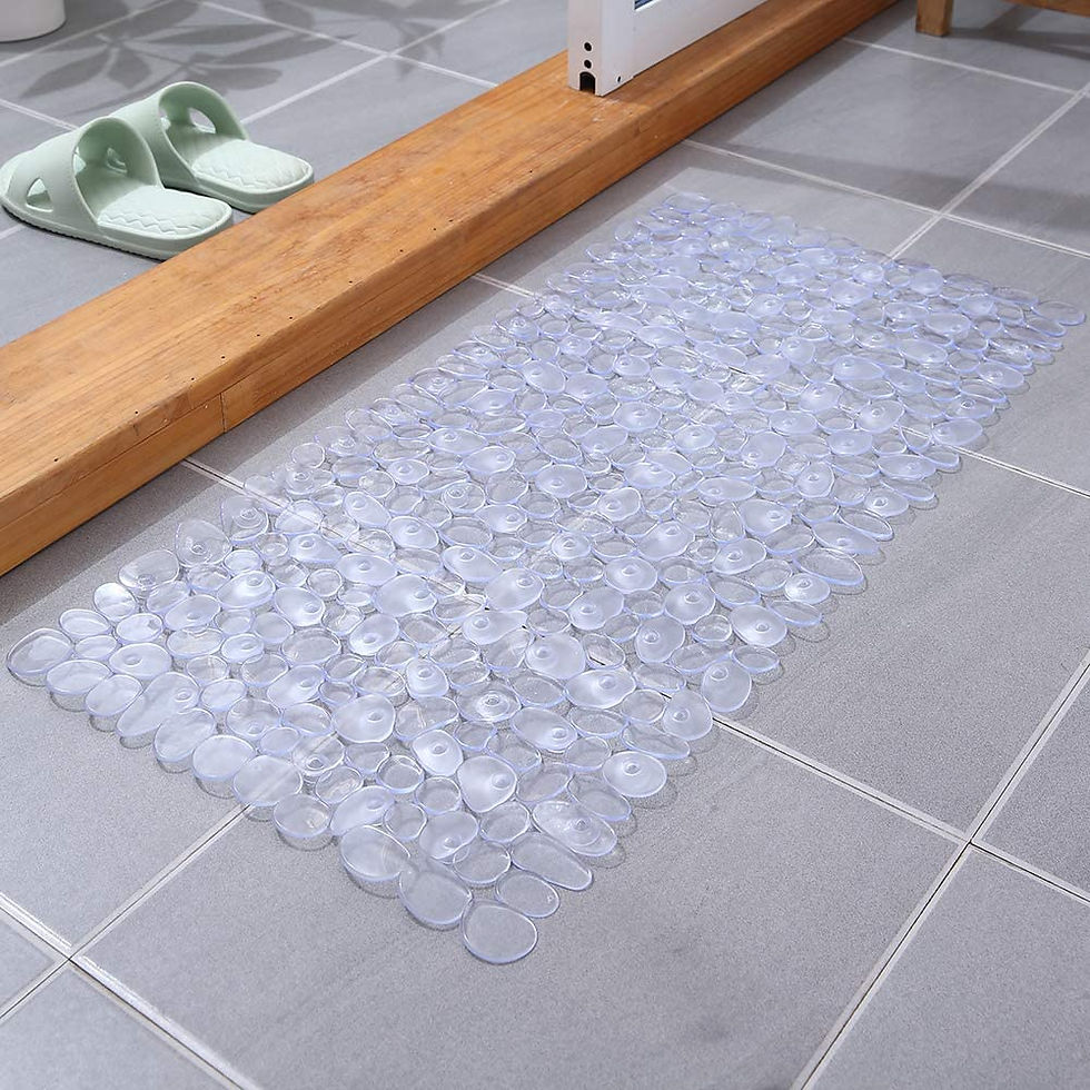 Thumbnail: Non-Slip Bathroom Mat Anti Slip Bath Mats Suction Cup Shower Cushion Long