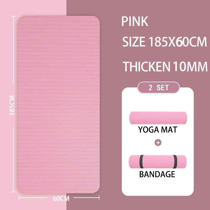 Thumbnail: Yoga Mat with A Thickness of 20mm Anti Slip Pilates Fitness Mat Environmentally 