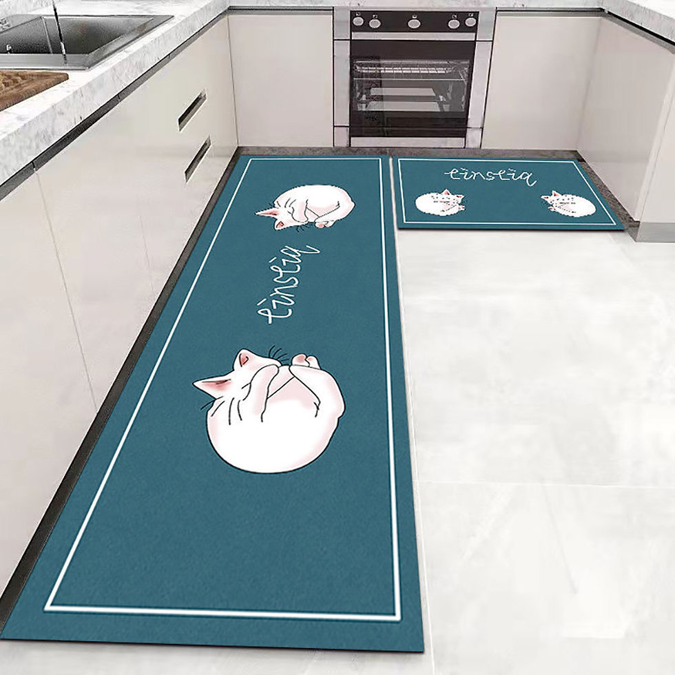 Thumbnail: Kitchen Floor Mat Bedroom Living Room Long Bedside Hallway Hallway Soft Washable