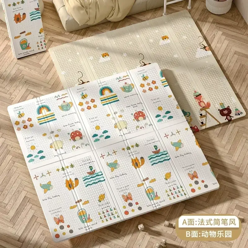 Thumbnail: Foldable Children Mat Baby Gym Mat Baby Foam Mat Childrens Play Mat
