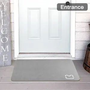 Thumbnail: Non Slip Bath Mat Bathroom Rug Non Slip Mat
