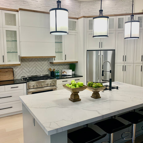 Luxury custom wood kitchen cabinetry with hidden storage and soft-close drawers