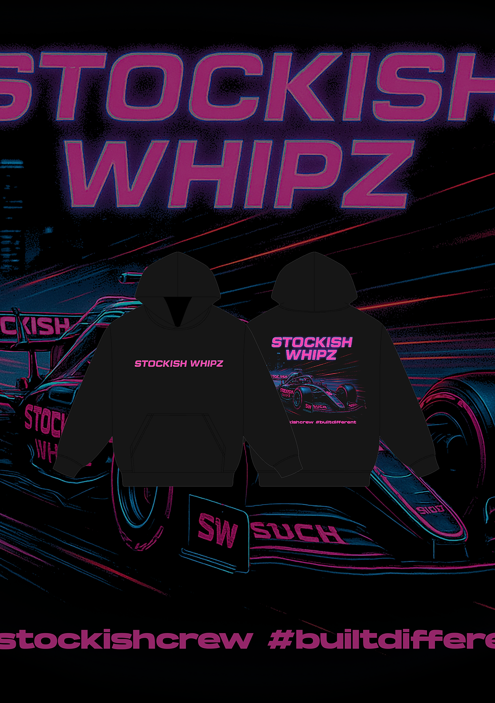 Pink F1 Hoodie