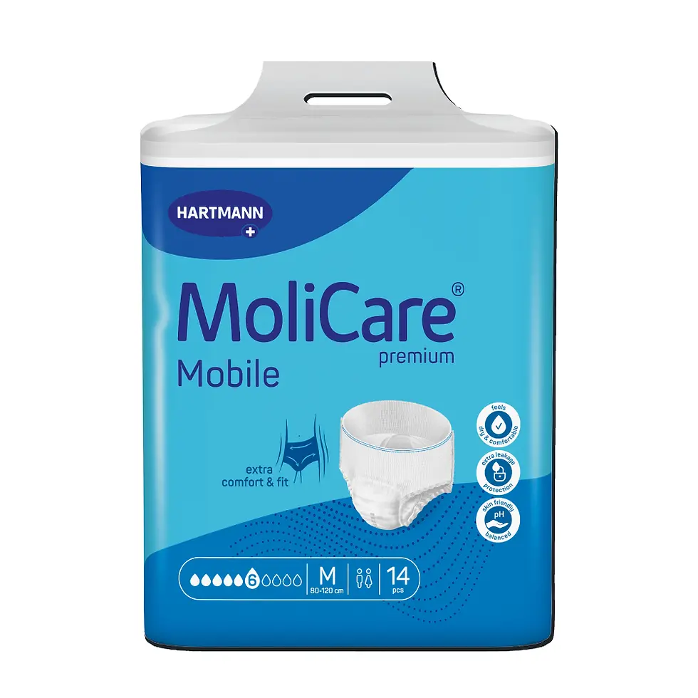 Thumbnail: MoliCare Premium Mobile Pants 6 Drops | 14 Pack