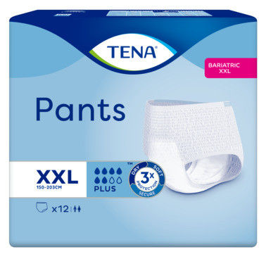 TENA Pants Plus Bariatric | 12 Pack