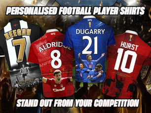 Personalised Bespoke Football Shirts