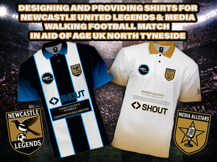 Football Shirt Deisgn for Newcastle Legends