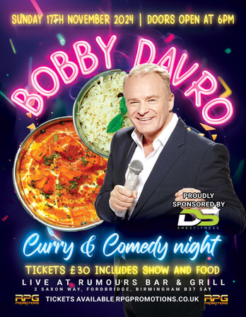 Booby Davro and Curry night!