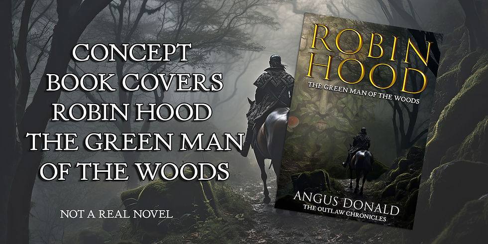 professional book cover designer for hire - Robin Hood and the Green Man.
