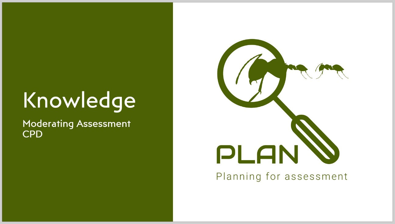 Knowledge: Moderating Assessment CPD (KS2 + Y2)