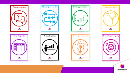 Icon Posters For Plan Working Scientifically Skills Psec