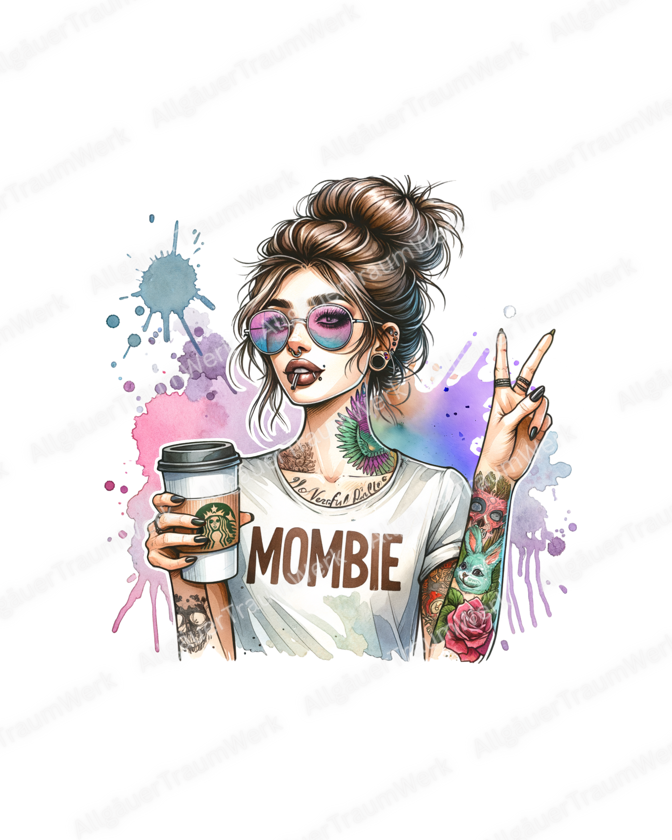 Bügelbild - Mombie 6