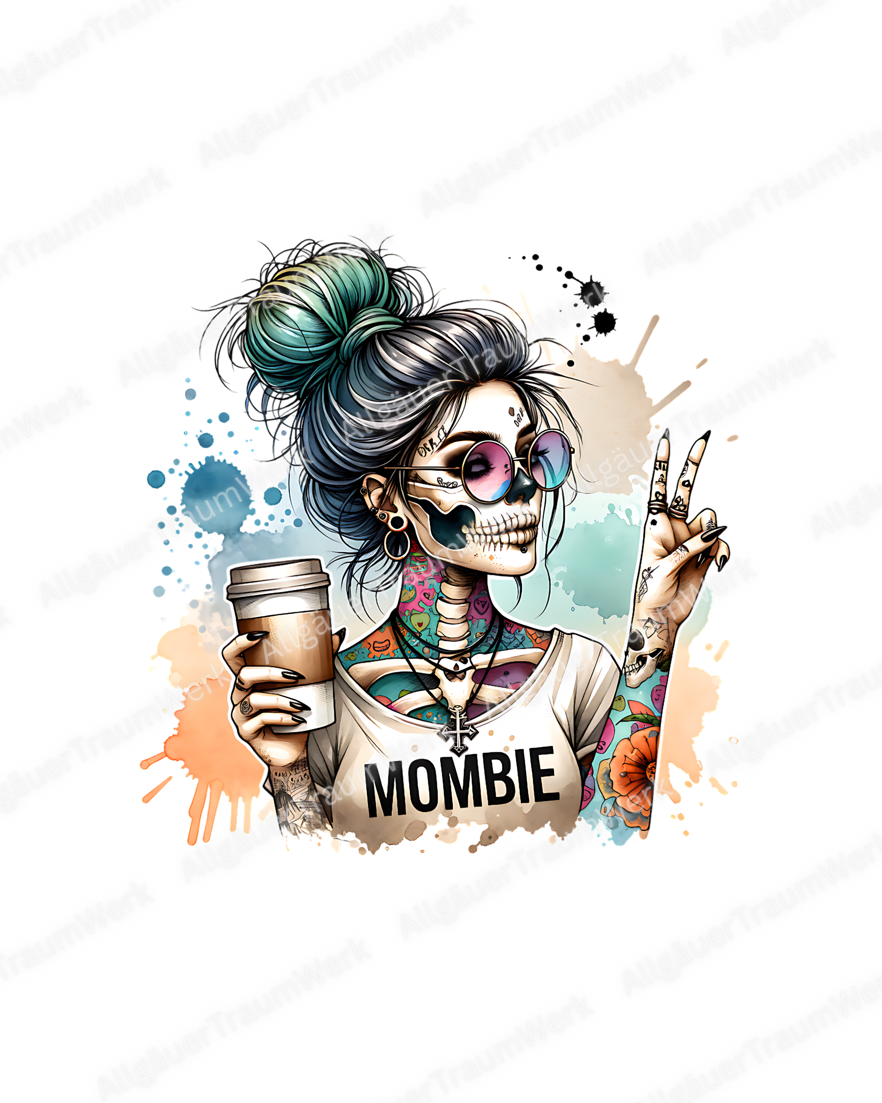 Bügelbild - Mombie 1
