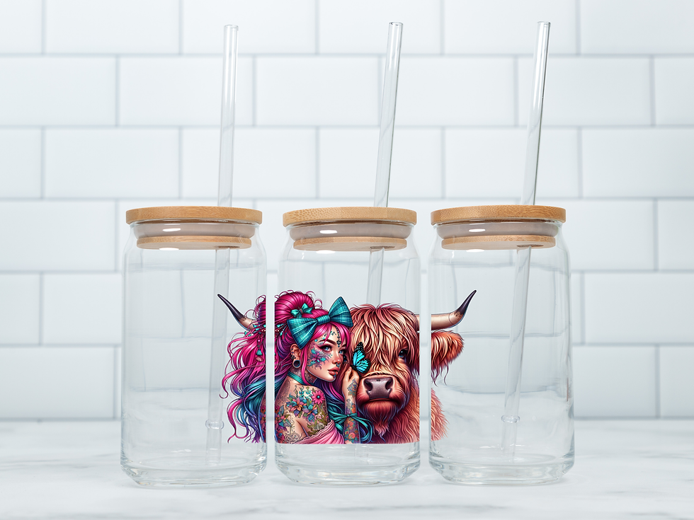 Trinkglas - "CowGirl"