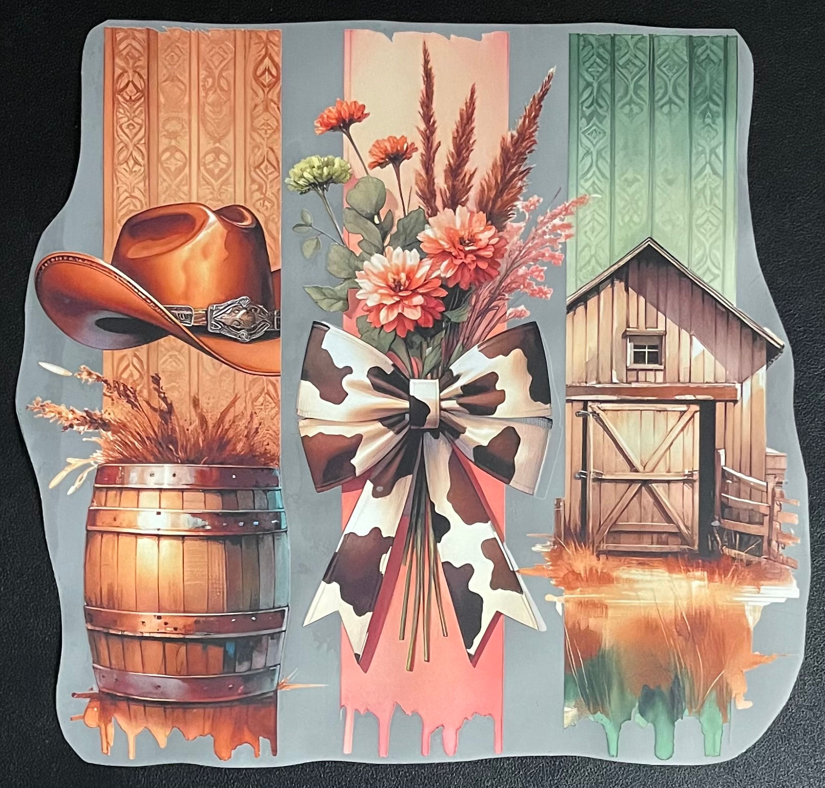 Bügelbild - Cowboy