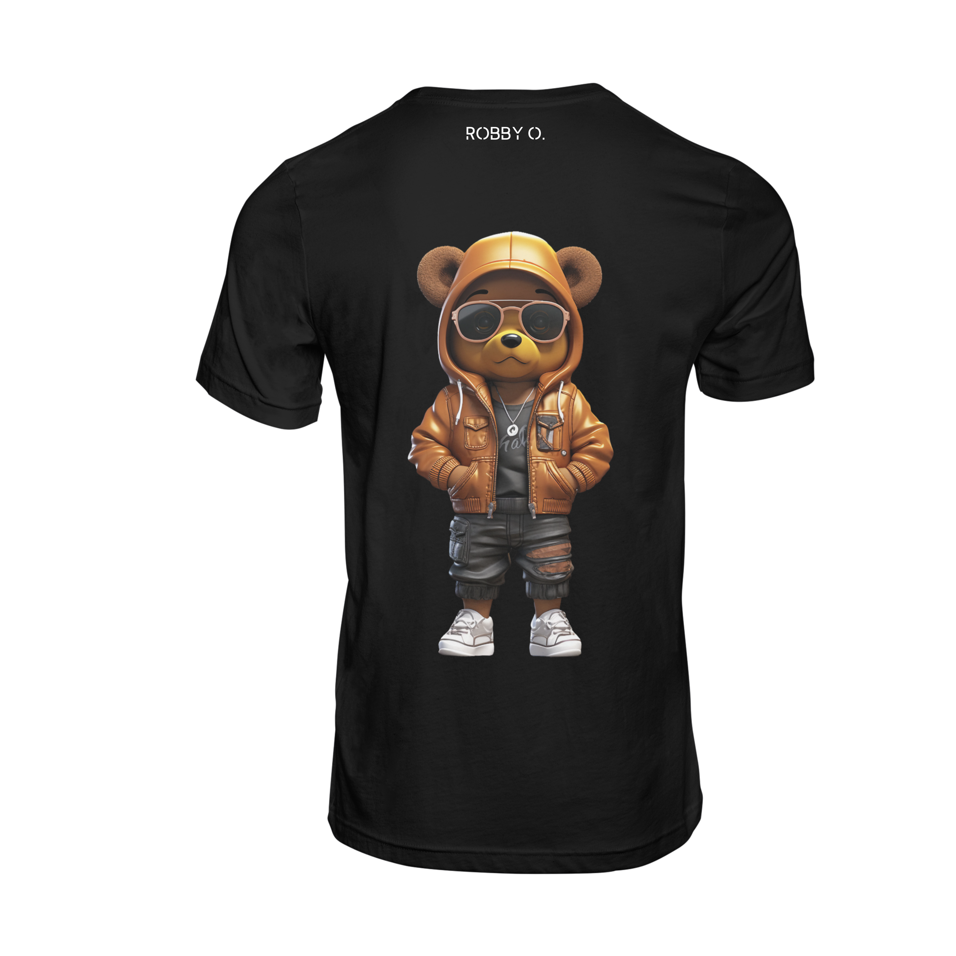 Shirt Robby O. -Rundhals Ausschnitt Black