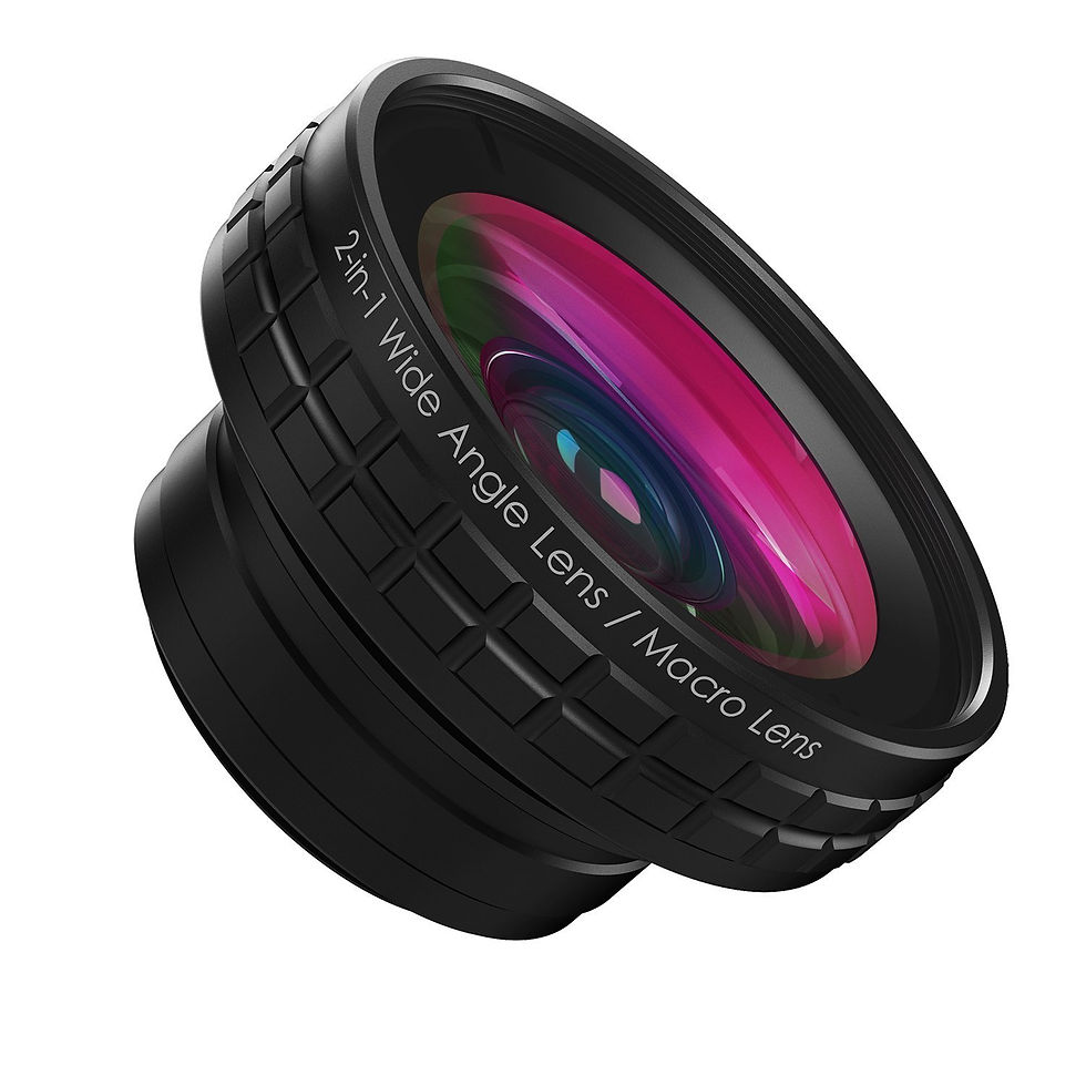 Miniatura: AUKEY PL-WD07 Ora obiektywy 2w1 (10x macro, 140° szerokokątny)