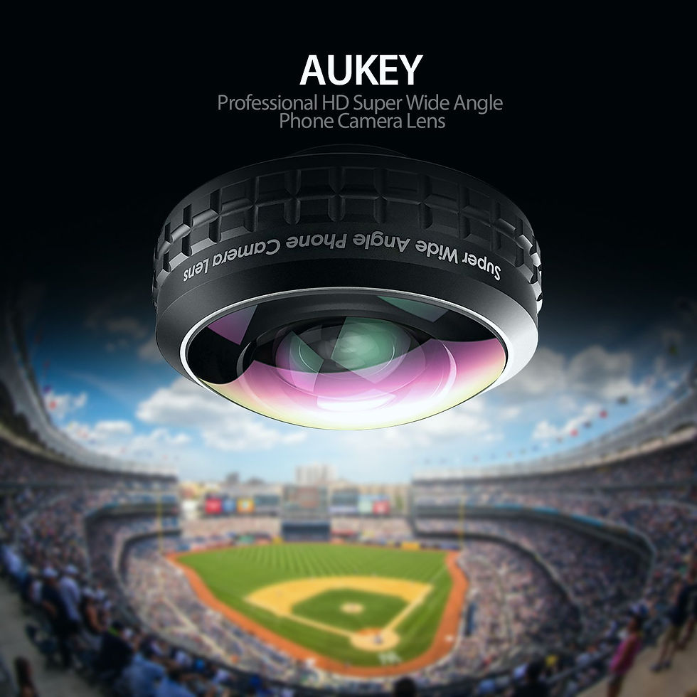 Miniatura: AUKEY PL-WD02 Obiektyw szerokokątny 0.2x 238°