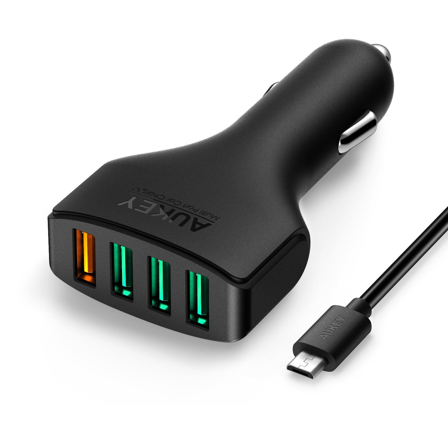 AUKEY CC-T4 Ładowarka samochodowa 54W 9.2A 4xUSB Quick Charge 2.0