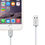 Miniatura: AUKEY CB-D16 White Nylon ultraszybki kabel Quick Charge USB - Lightning MFi 1.2m
