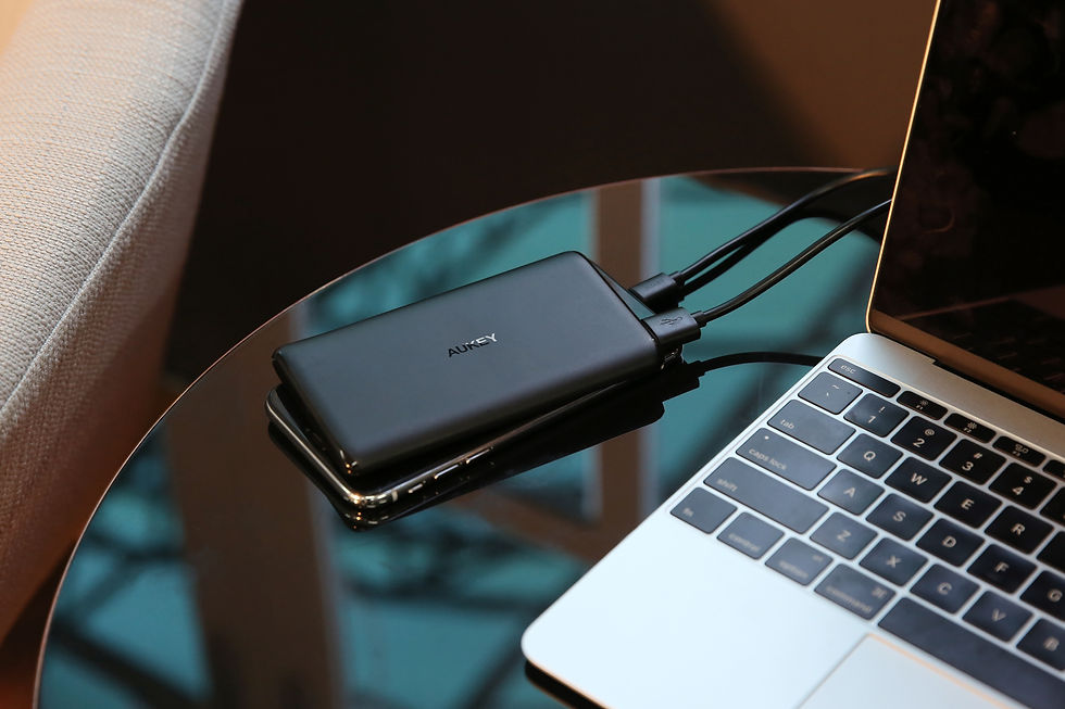 Miniatura: AUKEY PB-XN5 Black Power Bank 5000mAh 5.4A AiPower