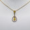 Thumbnail: Sapphire and Diamond Briolette Necklace in 14K Yellow Gold