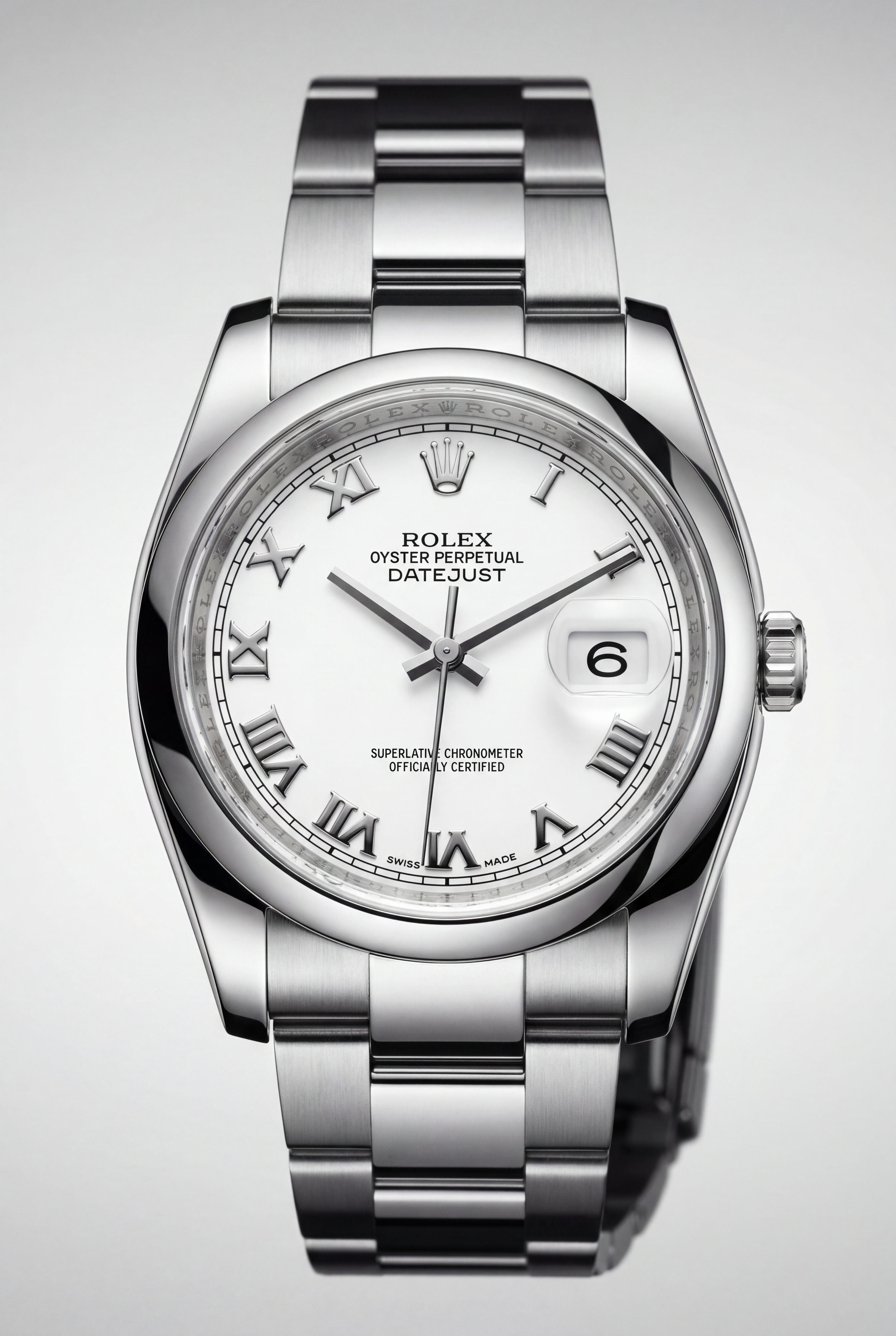 Rolex Datejust 36mm Stainless Steel Black Oyster