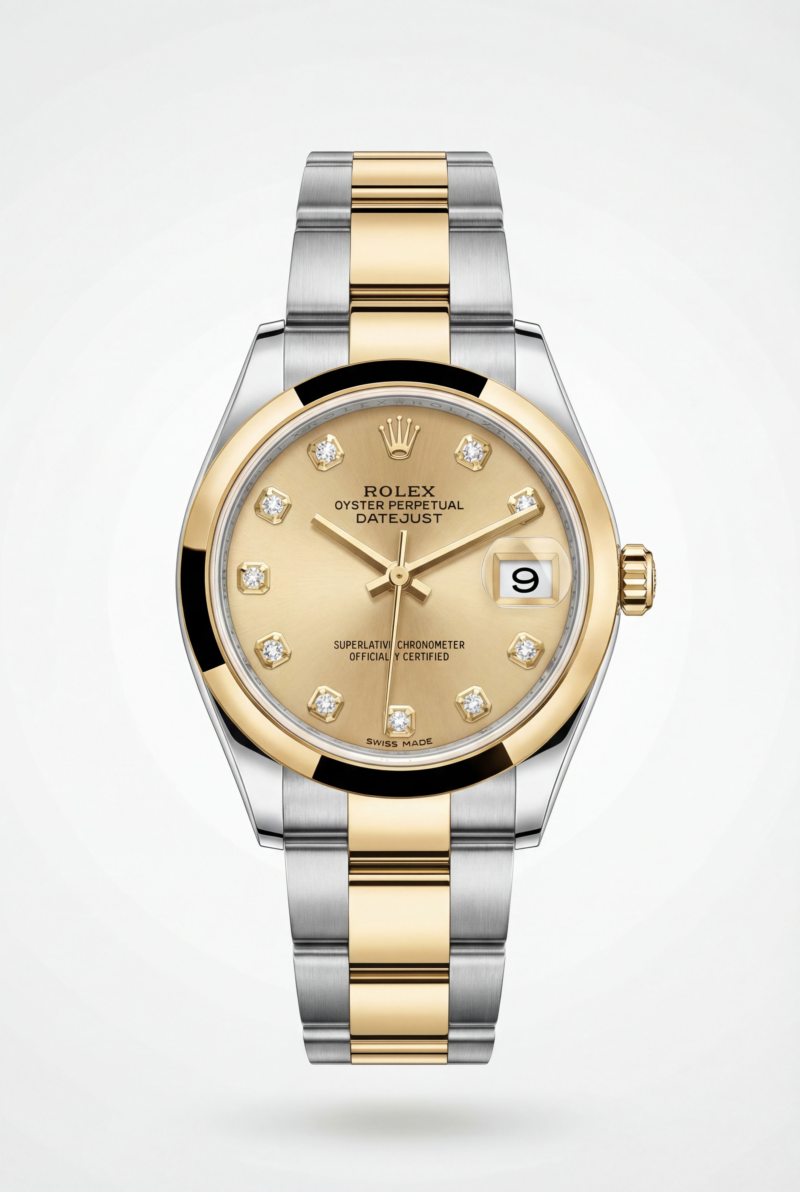18K YG Rolex Datejust 31mm Champagne (278243)