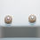 Thumbnail: Luminous Pearl & Diamond Halo Earrings in 14K Yellow Gold