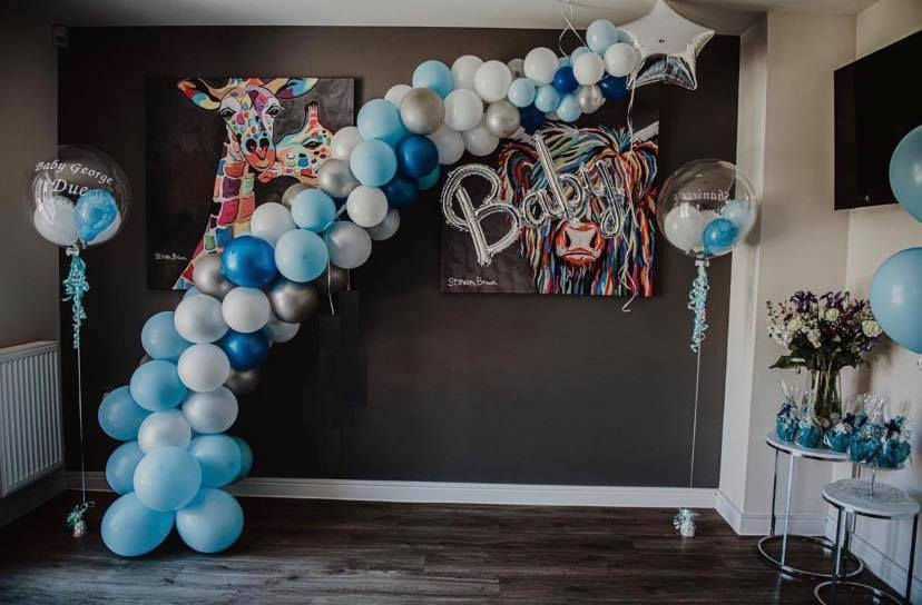 Thumbnail: Baby Shower /New Baby Balloon Arch (your colour choice)