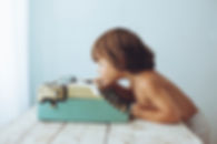 Boy with Type Machine