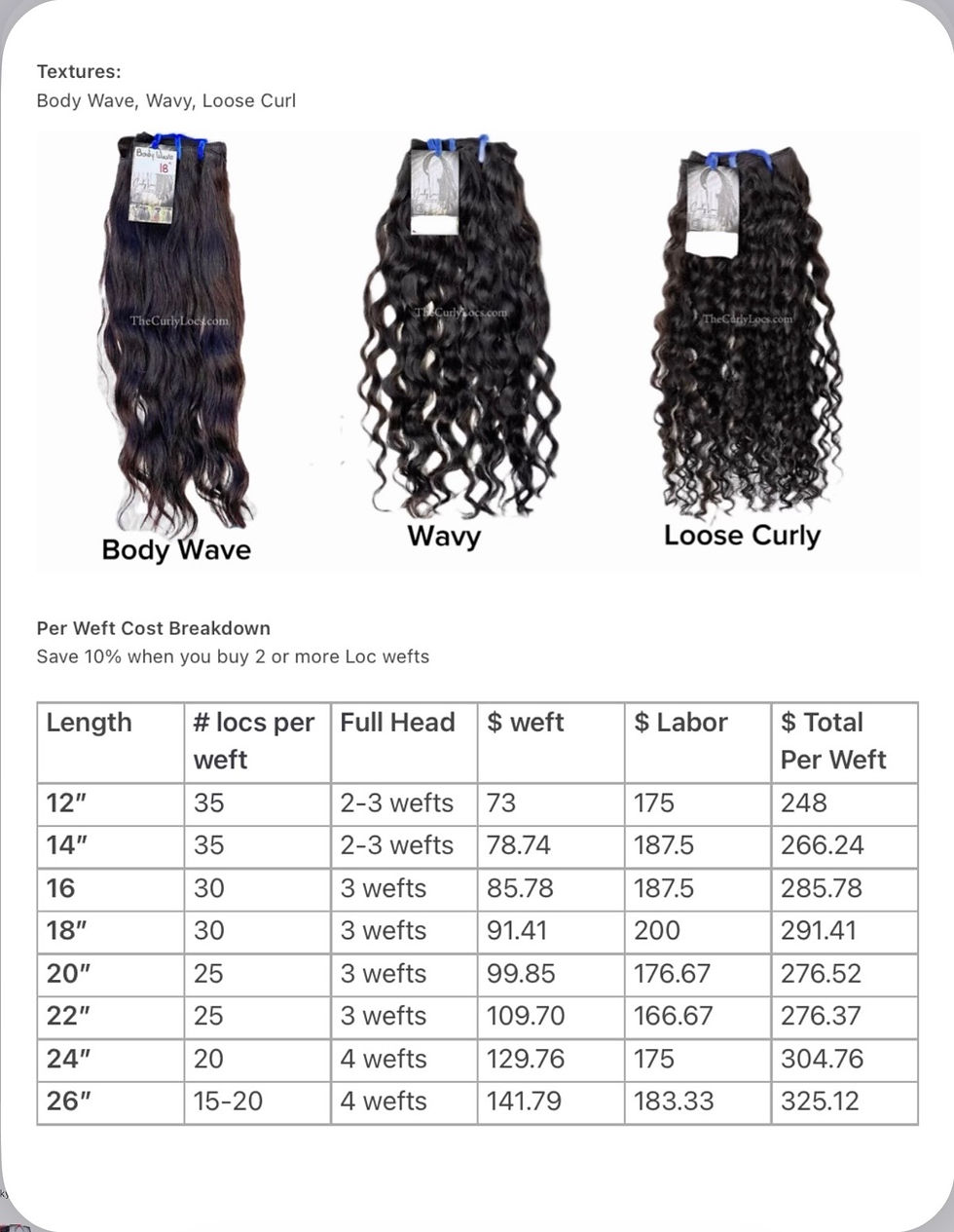 Thumbnail: Sew-In(1 bundle)Weft Human Loc Extensions