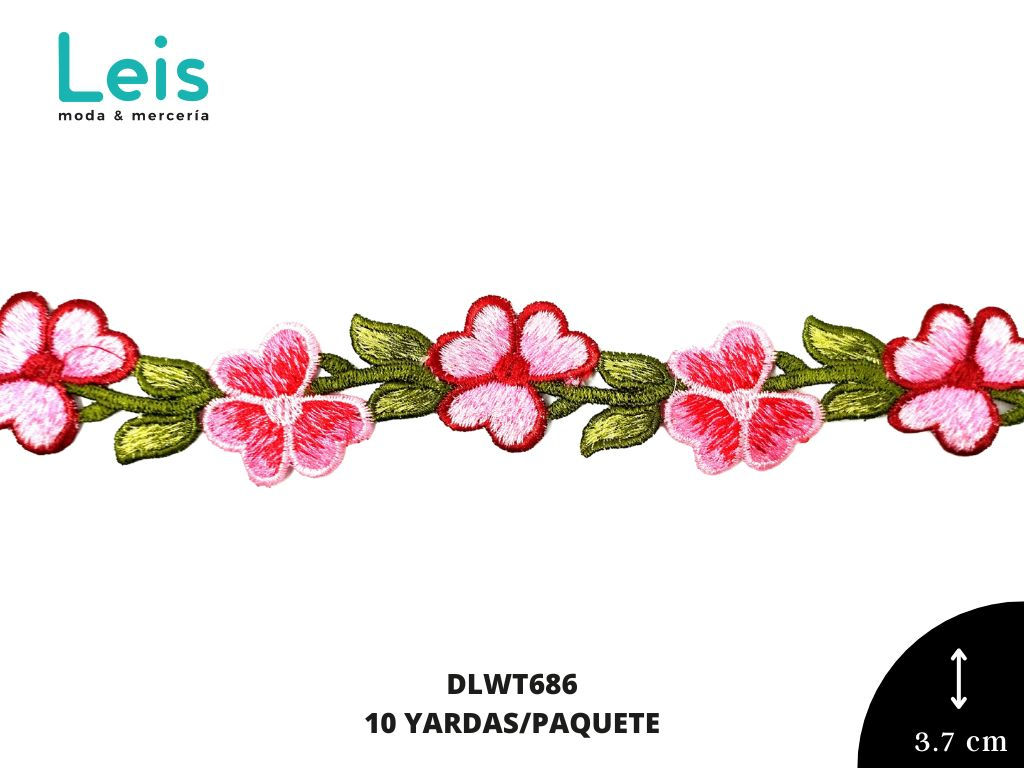 GUIPIUR BORDADO REF: DLWT686 FLORES