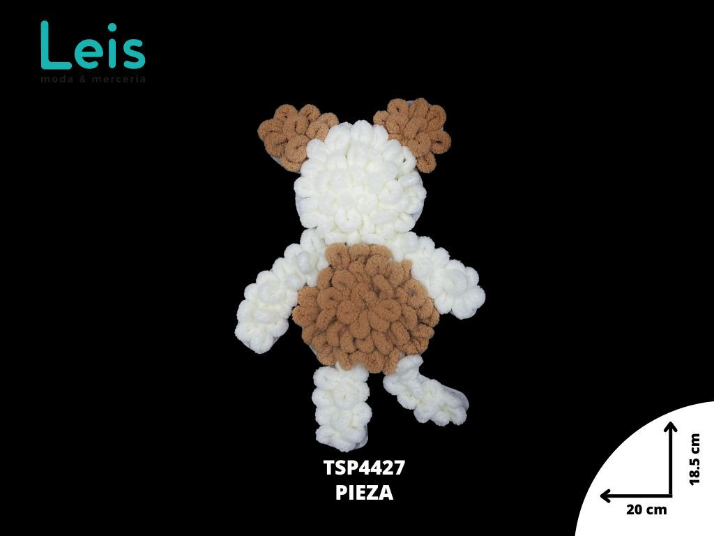 PARCHE OSO REF: TSP4427 BLANCO CON CAF�
